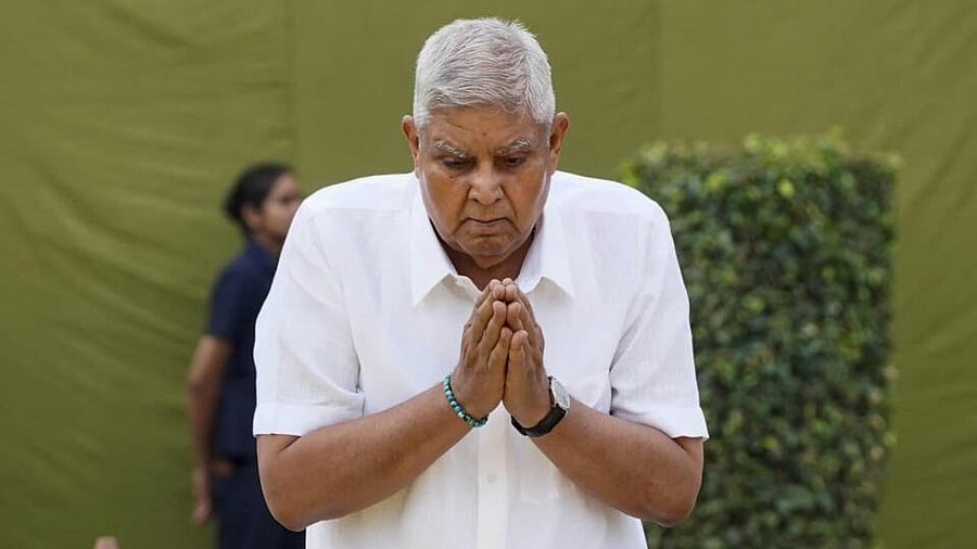 <div class="paragraphs"><p>Vice President Jagdeep Dhankhar.</p></div>