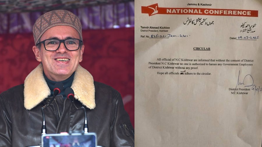 <div class="paragraphs"><p>Omar Abdullah/Image of party circular shared by him on X.&nbsp;</p></div>