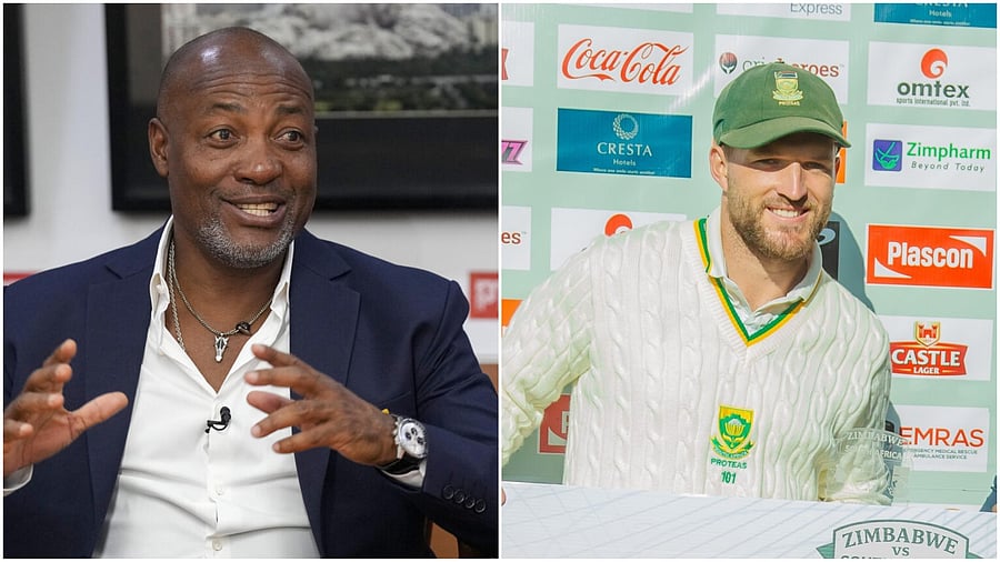 <div class="paragraphs"><p>Brian Lara (left) and Wiaan Mulder (right).</p></div>