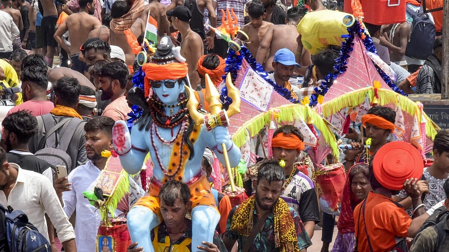 <div class="paragraphs"><p>Kanwar Yatra 2025 in Haridwar</p><p></p></div>