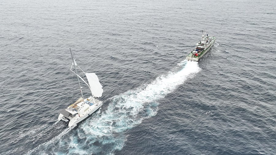<div class="paragraphs"><p>Port Blair received a distress alert from the US Consulate in Chennai regarding yacht 'Sea Angel' with two crew members stranded.</p></div>