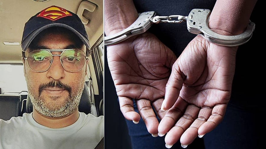 <div class="paragraphs"><p>Kubbawala Mustafa (L), representative image of police action (R)</p></div>