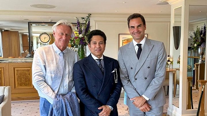 <div class="paragraphs"><p>Cricket legend Sachin Tendulkar, tennis royalty Roger Federer, and the legendary Bjorn Borg</p></div>