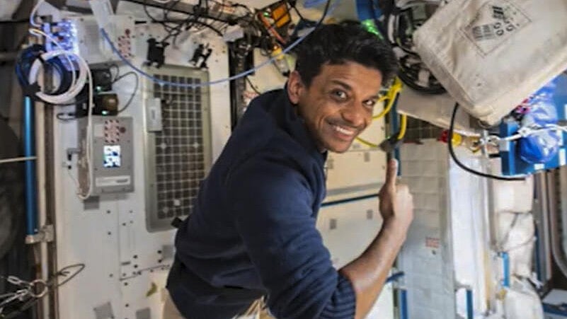 <div class="paragraphs"><p>Shubhanshu Shukla aboard the International Space Station as part of a commercial mission by Axiom Space. </p></div>