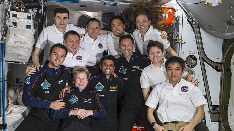 <div class="paragraphs"><p>Shubhanshu Shukla at International Space Station</p><p></p></div>