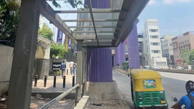 <div class="paragraphs"><p>The bus stand outside Vydehi Hospital (opposite the Whitefield TTMC). </p></div>