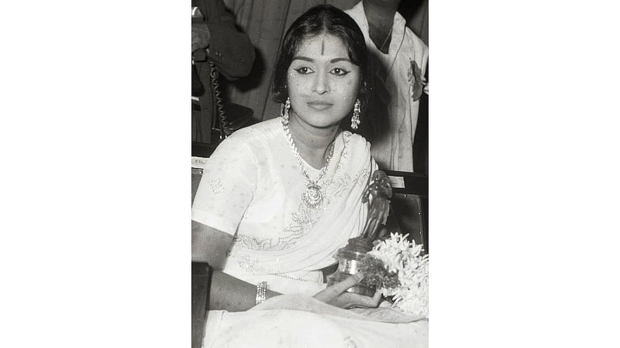 <div class="paragraphs"><p>A file image of veteran South Indian actor B Saroja Devi</p></div>