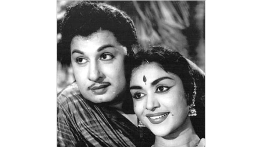<div class="paragraphs"><p>Saroja Devi was not just an ideal match for MGR, the matinee idol who still commands a massive fan following in Tamil Nadu 38 years after his passing, but also his lucky mascot.</p></div>