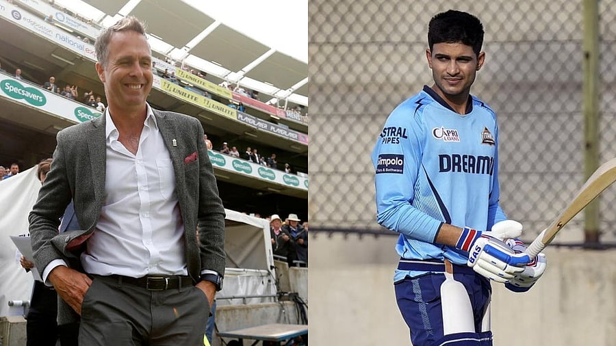 <div class="paragraphs"><p>Michael Vaughan and Shubman Gill</p></div>
