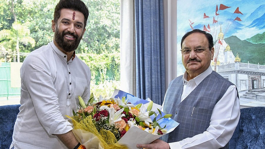 <div class="paragraphs"><p>Chirag Paswan held a meeting with BJP president J P Nadda</p></div>