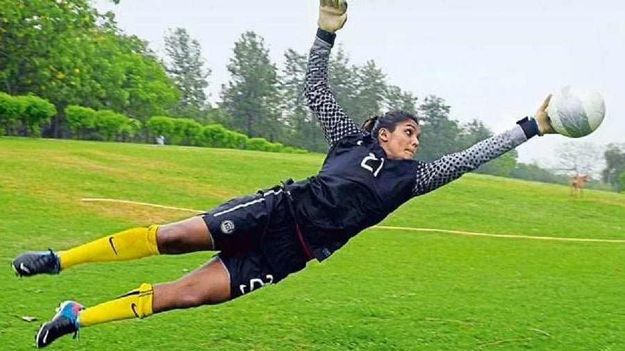 Aditi Chauhan, India women's football goalkeeper, retired after a 17-year career. 