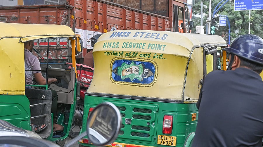 <div class="paragraphs"><p>Under the Karnataka Motor Vehicle Rules, 1989, no transport vehicle can carry any advertisement, figure or writing without approval from the Regional Transport Authority. </p></div>