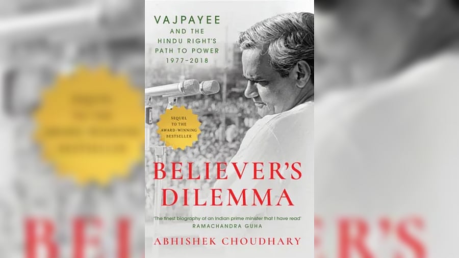 <div class="paragraphs"><p>The cover of Believer’s Dilemma: Vajpayee and the Hindu Right’s Path to Power</p></div>