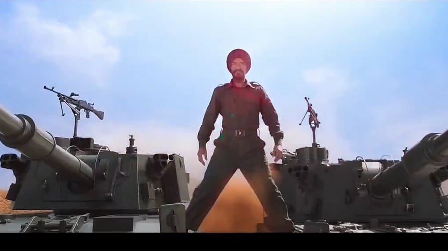 <div class="paragraphs"><p>Ajay Devgn in a scene from 'Son of Sardaar 2' trailer.</p></div>