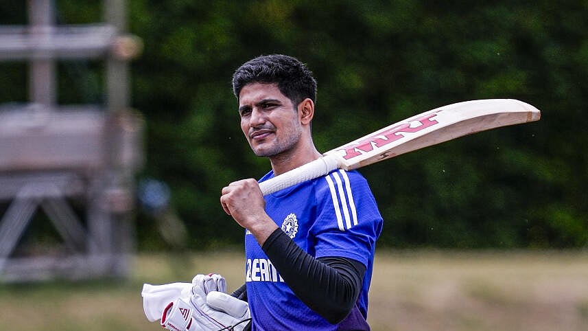 <div class="paragraphs"><p>India captain Shubman Gill during a training session ahead of the fourth Test cricket match between India and England, at The County Ground, in Beckenham, England, Thursday, July 17, 2025.</p></div>