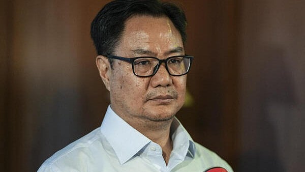 <div class="paragraphs"><p>Union Minister of Parliamentary Affairs and Minority Affairs Kiren Rijiju during an interview</p></div>