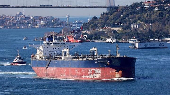 <div class="paragraphs"><p>Crude oil tanker SCF Surgut, owned by Russia's leading tanker group Sovcomflot, transits Istanbul's Bosphorus.</p></div>