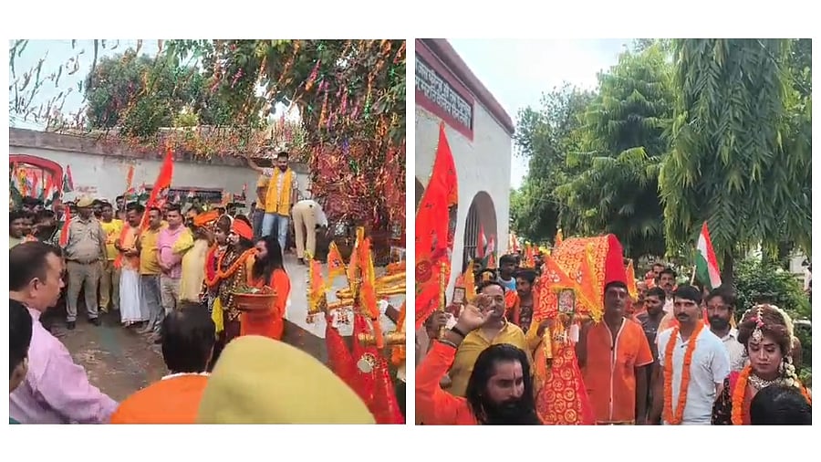 <div class="paragraphs"><p>Two inmates were dressed as Lord Shiva and his consort Parvati. The inmates carrying the kanwars went around the jail premises.&nbsp;</p></div>