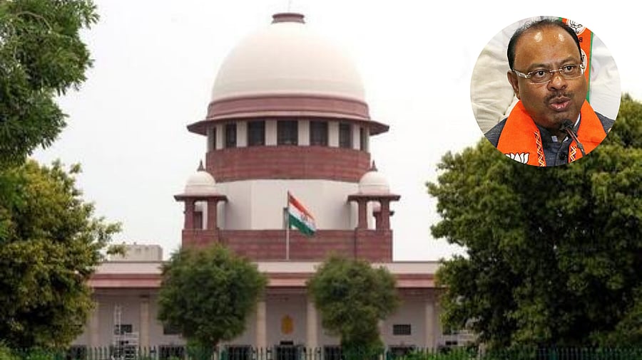 <div class="paragraphs"><p>Supreme court, (inset) Minister Chandrashekar Bawankule</p></div>
