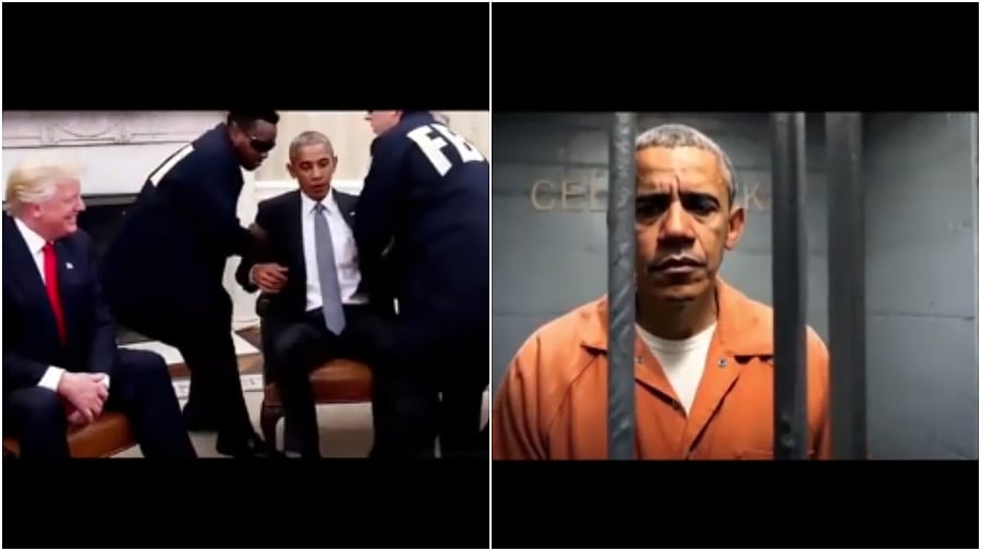 <div class="paragraphs"><p>Screengrab from AI-generated video. </p></div>