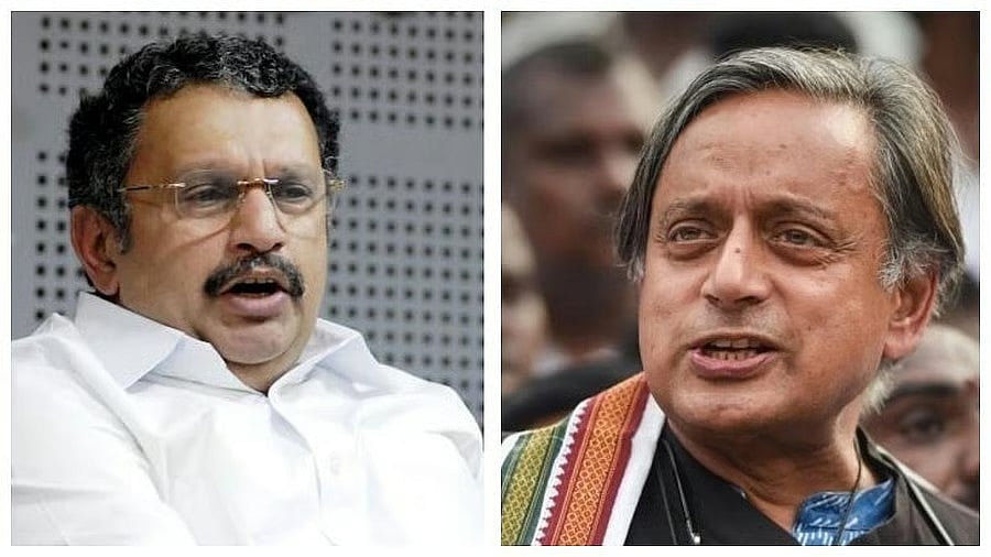 <div class="paragraphs"><p>K Muraleedharan (L), Shashi Tharoor </p></div>