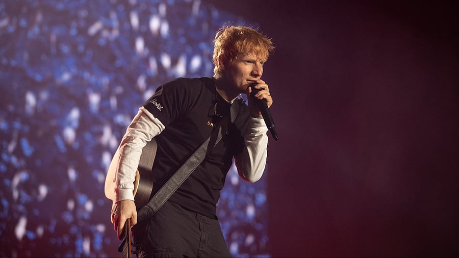 <div class="paragraphs"><p>Ed Sheeran performing in Shillong as part of his global '+ ' = ÷ x (Mathematics) Tour'</p></div>