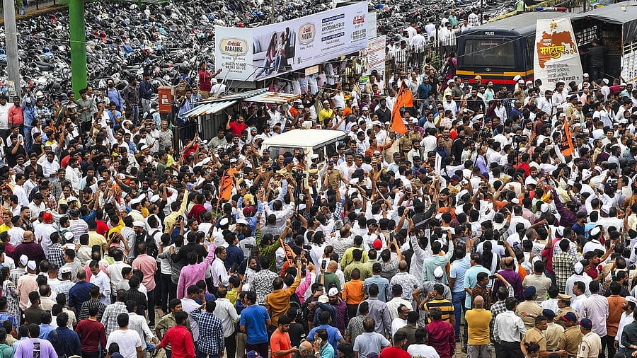 <div class="paragraphs"><p>Maharashtra Navnirman Sena's protest in Mumbai.</p></div>