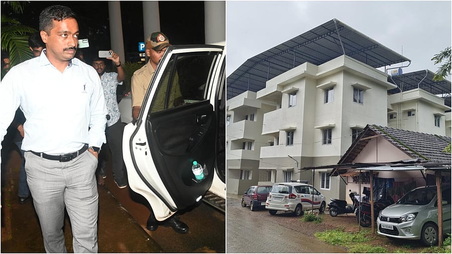 <div class="paragraphs"><p>SIT member and Additional Commissioner of Police (Recruitment) M N Anucheth seen arriving at IGP office in Mangaluru(L), The basement of police department's new building, located close to Beltangady police station, is being spruced up for the SIT. </p></div>