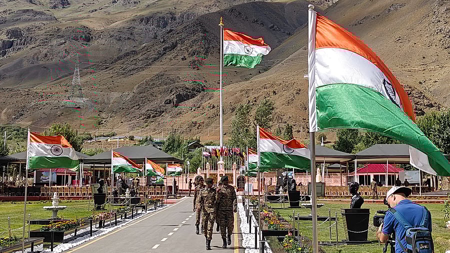 <div class="paragraphs"><p>Preparations underway ahead of the 'Kargil Vijay Diwas' 2025 celebrations, at Kargil War Memorial, in Kargil, Thursday, July 24, 2025.</p></div>
