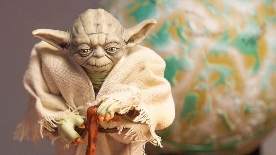 "Do, or do not. There is no try." Yoda, the accidental poet!