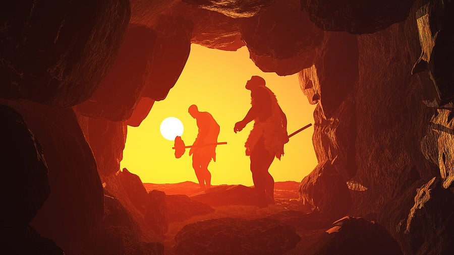 <div class="paragraphs"><p>Representational photo of a man in the cave</p></div>