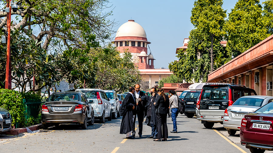 <div class="paragraphs"><p>Image showing lawyers in front of the Supreme Court. For representational purposes.</p></div>