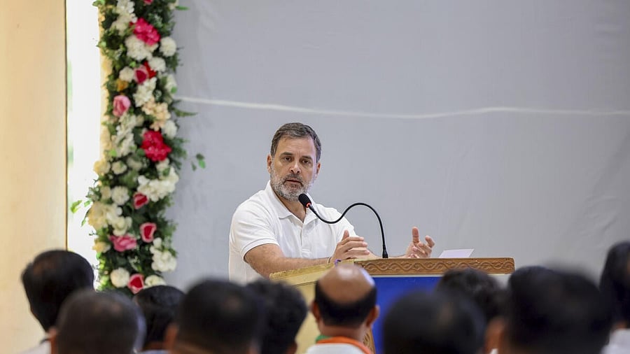 <div class="paragraphs"><p>Rahul Gandhi in Gujarat.</p></div>