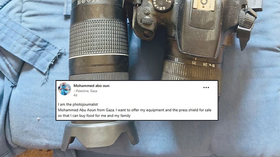 <div class="paragraphs"><p>Gaza photo journalist forced to sell camera for food</p></div>
