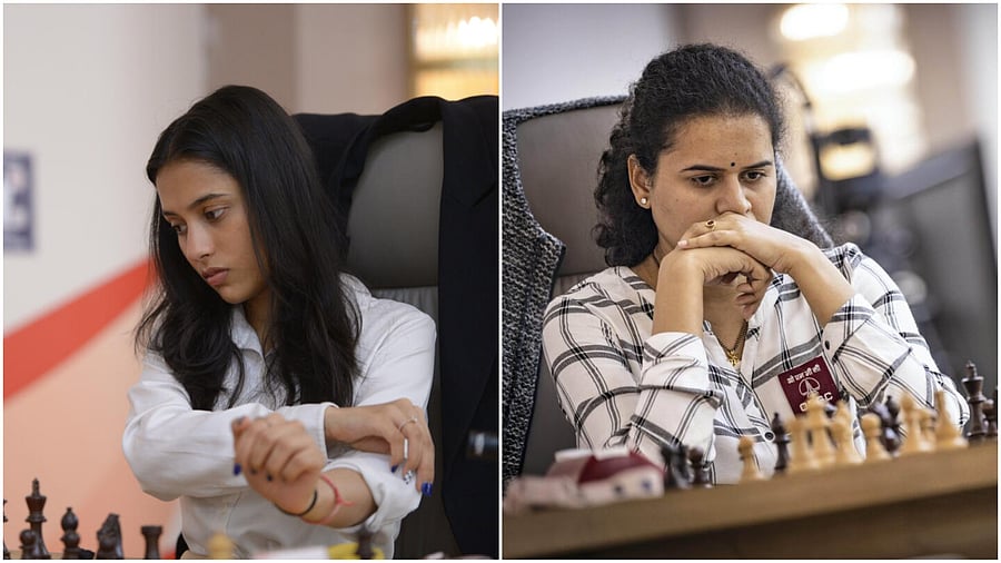 <div class="paragraphs"><p>Divya Deshmukh (left) and Koneru Humpy (right).</p></div>