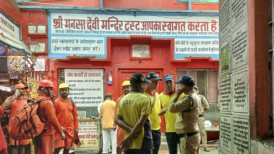 <div class="paragraphs"><p>Haridwar's Mansa Devi temple.</p></div>