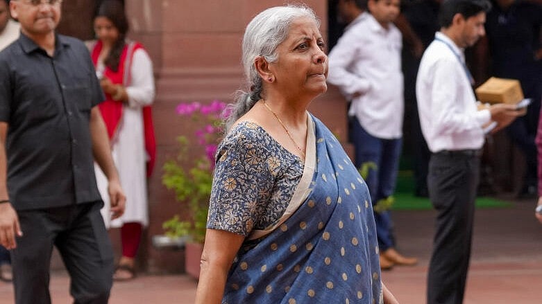 <div class="paragraphs"><p>Finance Minister Nirmala Sitharaman during the Monsoon session of Parliament, in New Delhi.</p></div>