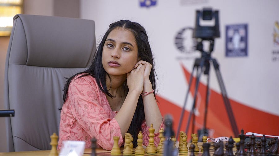 <div class="paragraphs"><p>Chess player Divya Deshmukh during the FIDE Women's World Cup 2025 final match tiebreaks against compatriot Koneru Humpy, in Batumi, Georgia.</p></div>