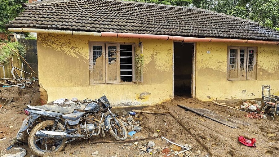 <div class="paragraphs"><p>File image of a damaged house in during Wayanad landslides.</p></div>