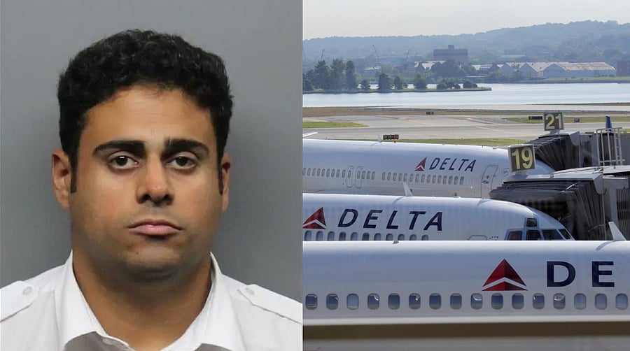 <div class="paragraphs"><p>The pilot, Rustom Bhagwagar (L); Delta Airlines' aircraft. </p></div>