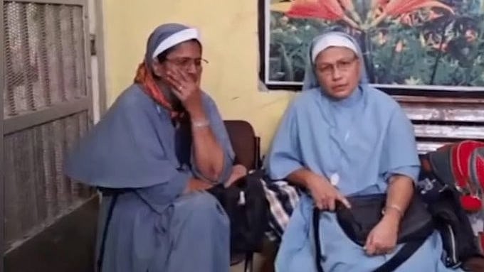 <div class="paragraphs"><p>Nuns&nbsp;Preethi Merry and Vandana Francis.</p></div>