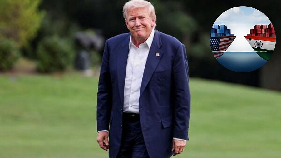 <div class="paragraphs"><p>The US President also added that India will face a penalty for 'always buying a vast majority of their military equipment from Russia'.</p></div>