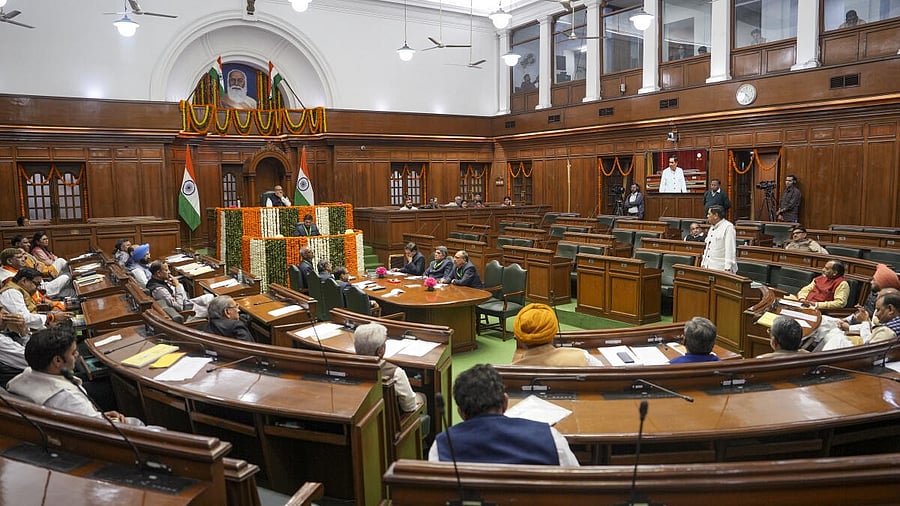 <div class="paragraphs"><p>First session of the Delhi Assembly.</p></div>