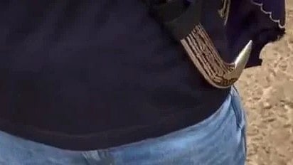 <div class="paragraphs"><p>A screenshot from the video uploaded by a Sikh student who was denied entry.</p></div>