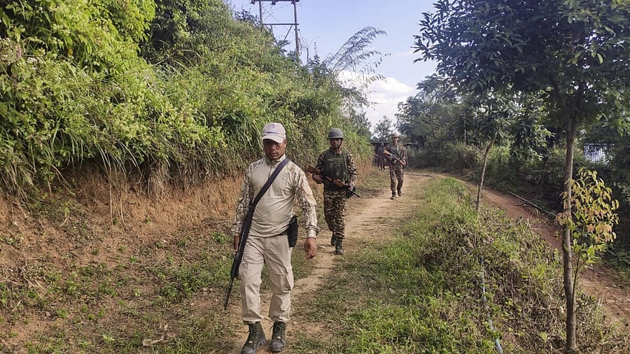 <div class="paragraphs"><p>Security forces on patrol in Manipur.</p></div>