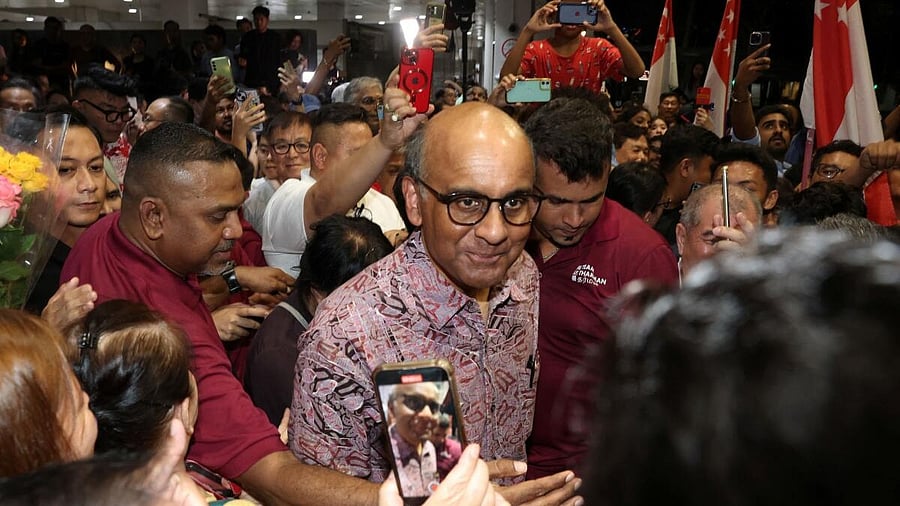 <div class="paragraphs"><p>Singapore President Tharman Shanmugaratnam.</p></div>