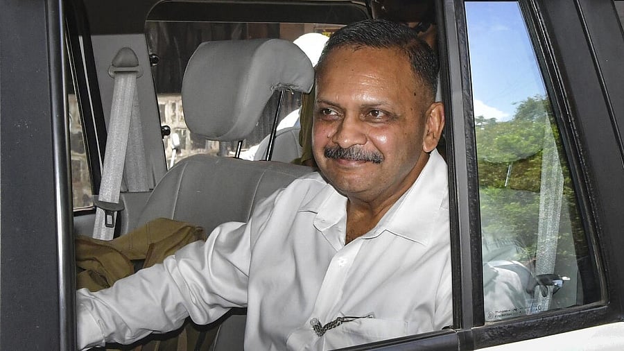 <div class="paragraphs"><p>Lt Col Prasad Purohit after a hearing on the 2008 Malegaon blast case, in Mumbai.</p></div>