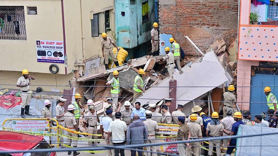<div class="paragraphs"><p>Emergency services personnel are at the spot examining the debris. </p></div>