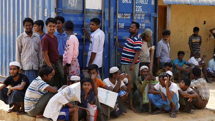 <div class="paragraphs"><p>File photo of Rohingyas.</p></div>