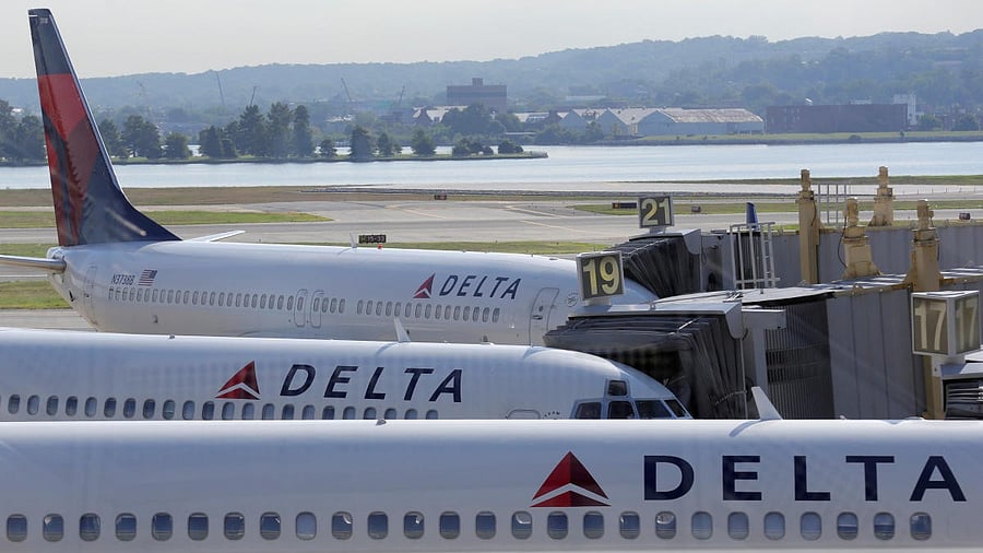 <div class="paragraphs"><p>Delta Airlines aircraft.</p></div>